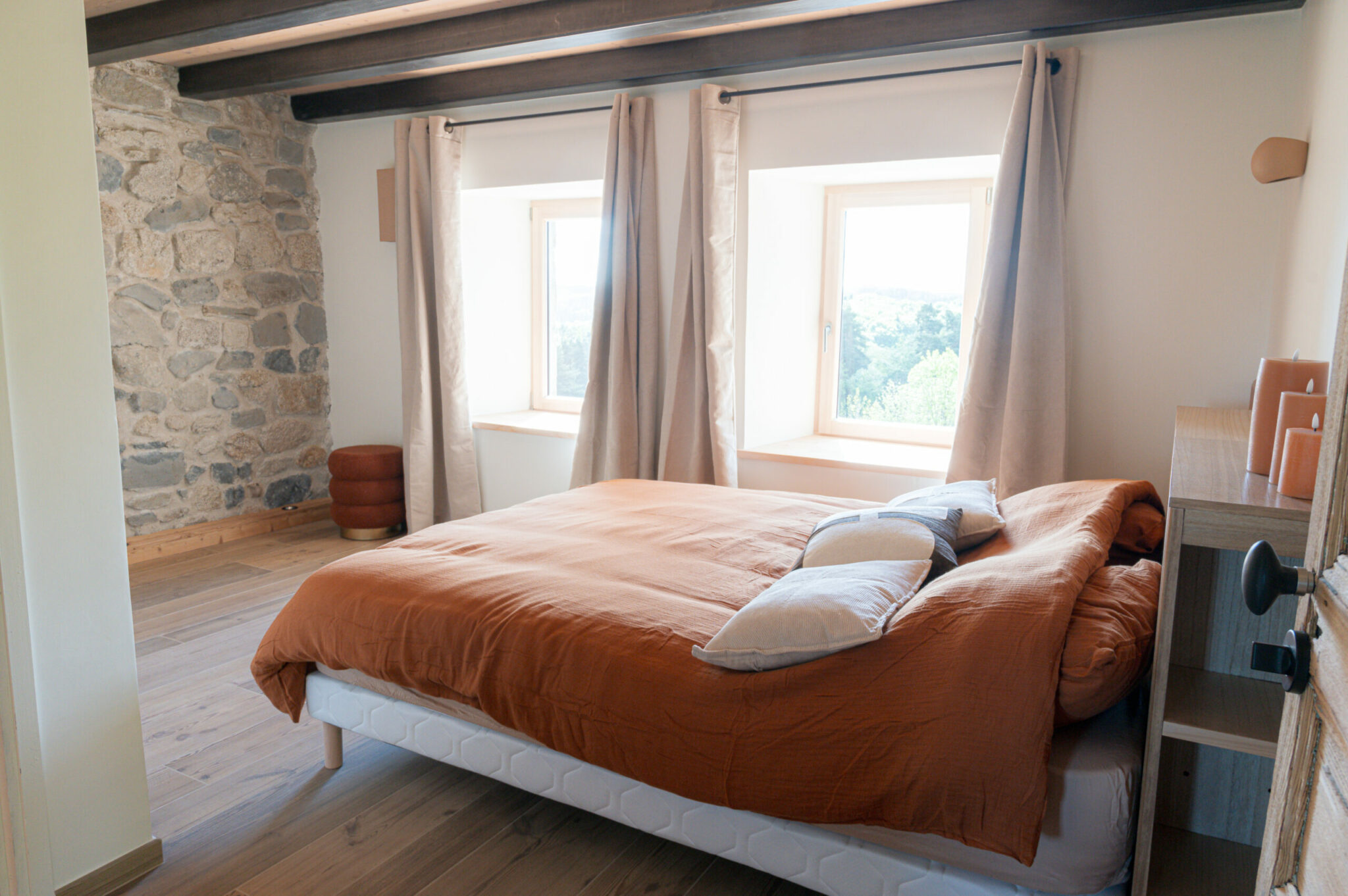 Chambre double du logement