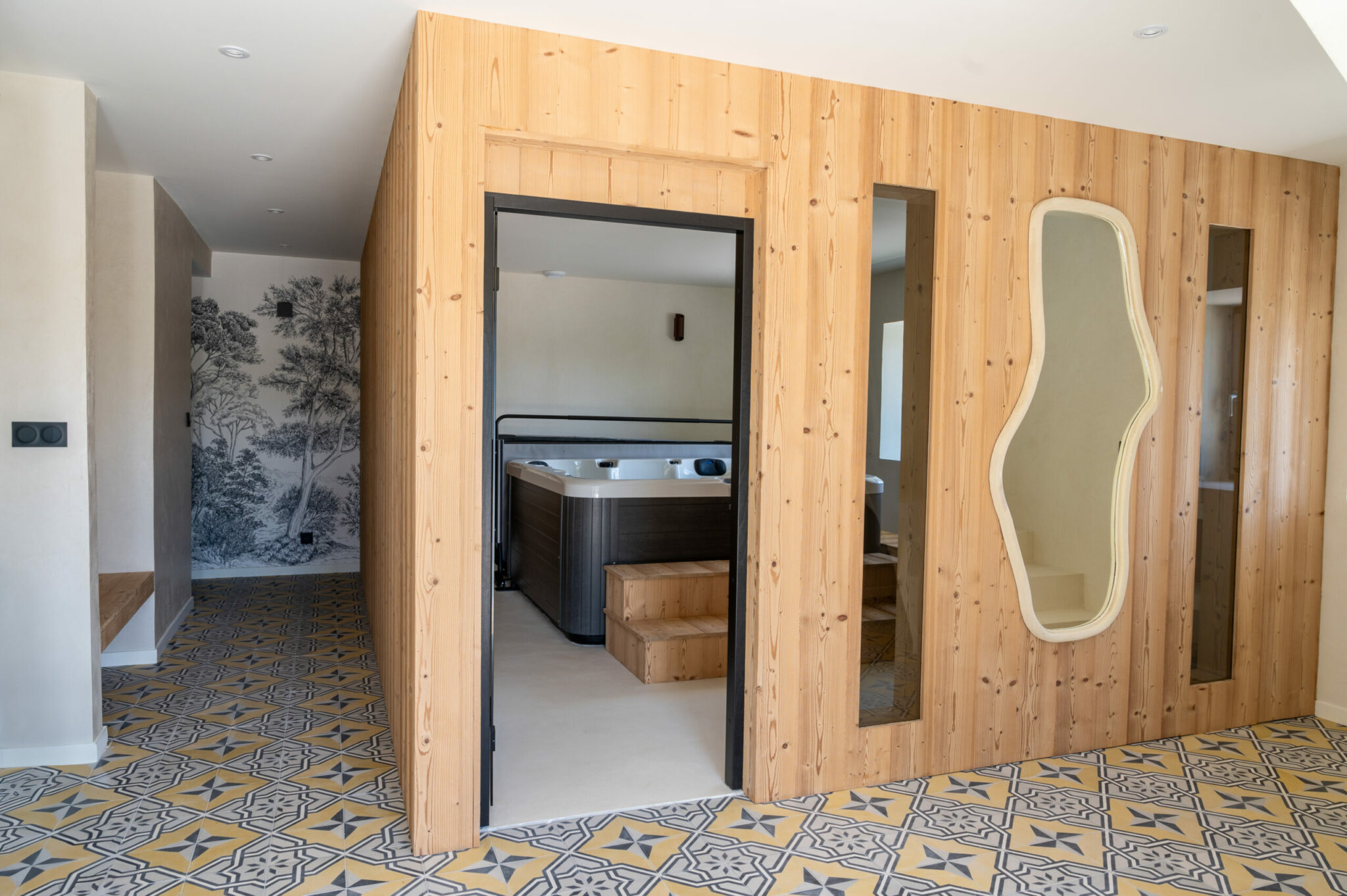 Intérieur chaleureux d'une maison
