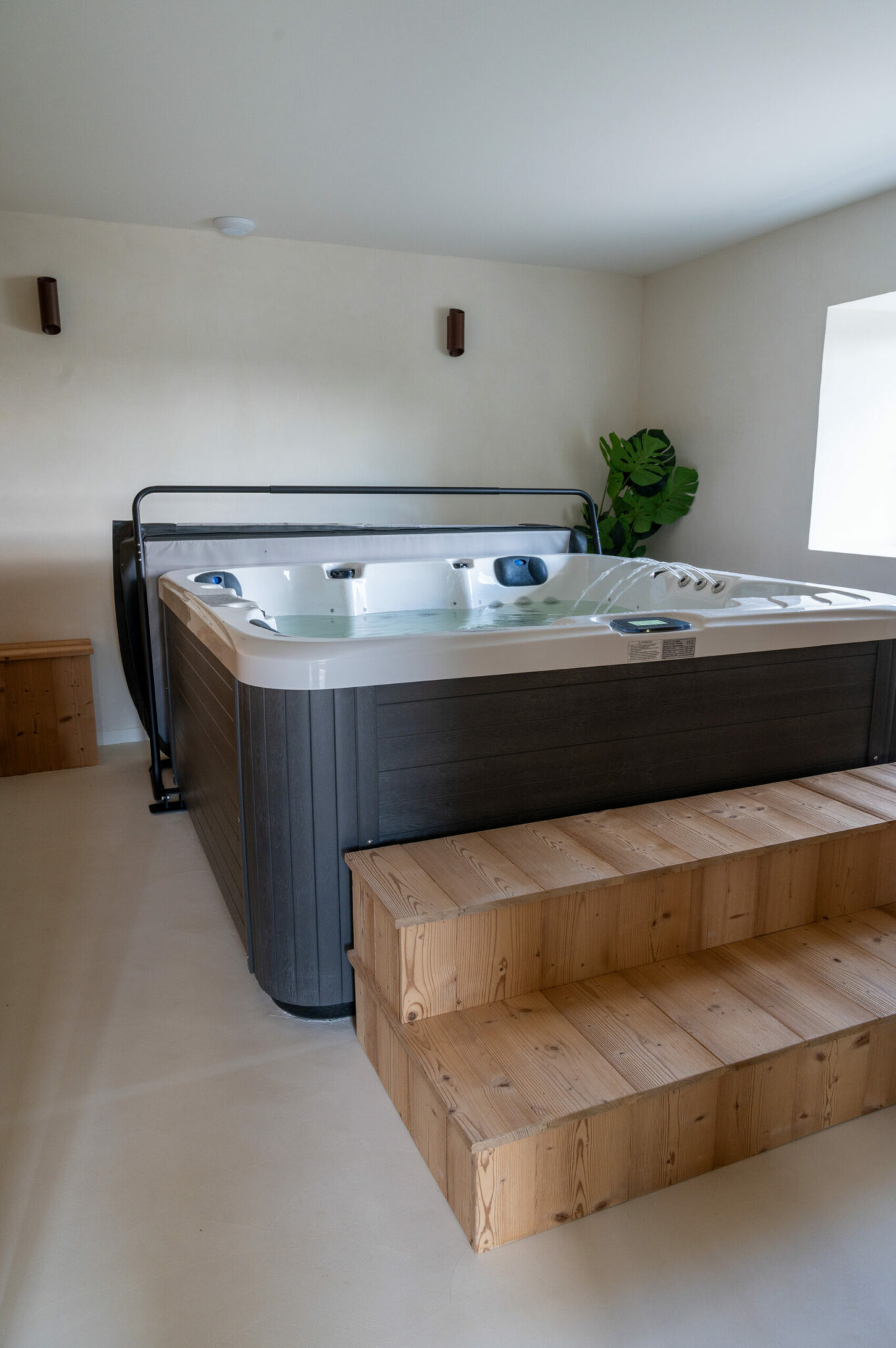 Espace détente du spa privé À Contre Courant